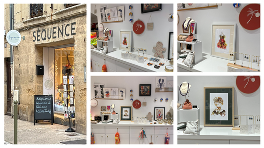 A la boutique de créateurs SEQUENCE Uzès !