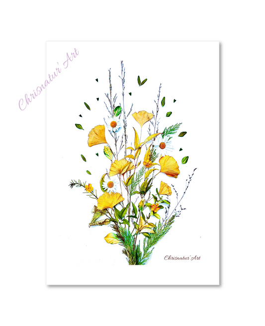 Carte bouquet de mai